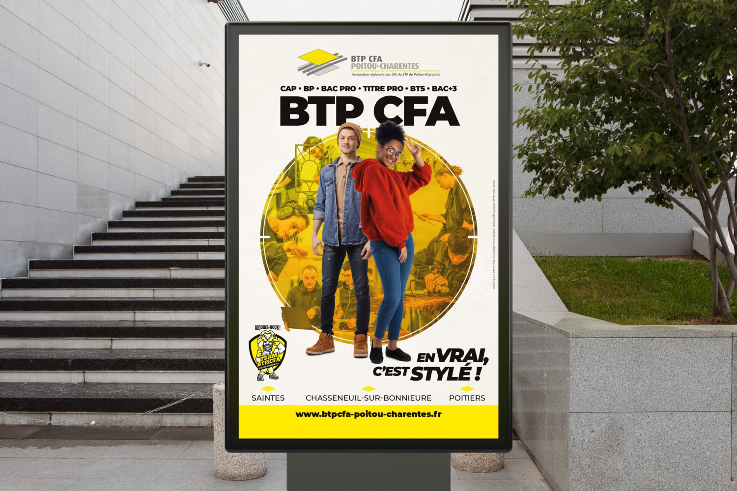 Campagne BTP CFA Poitou-Charentes