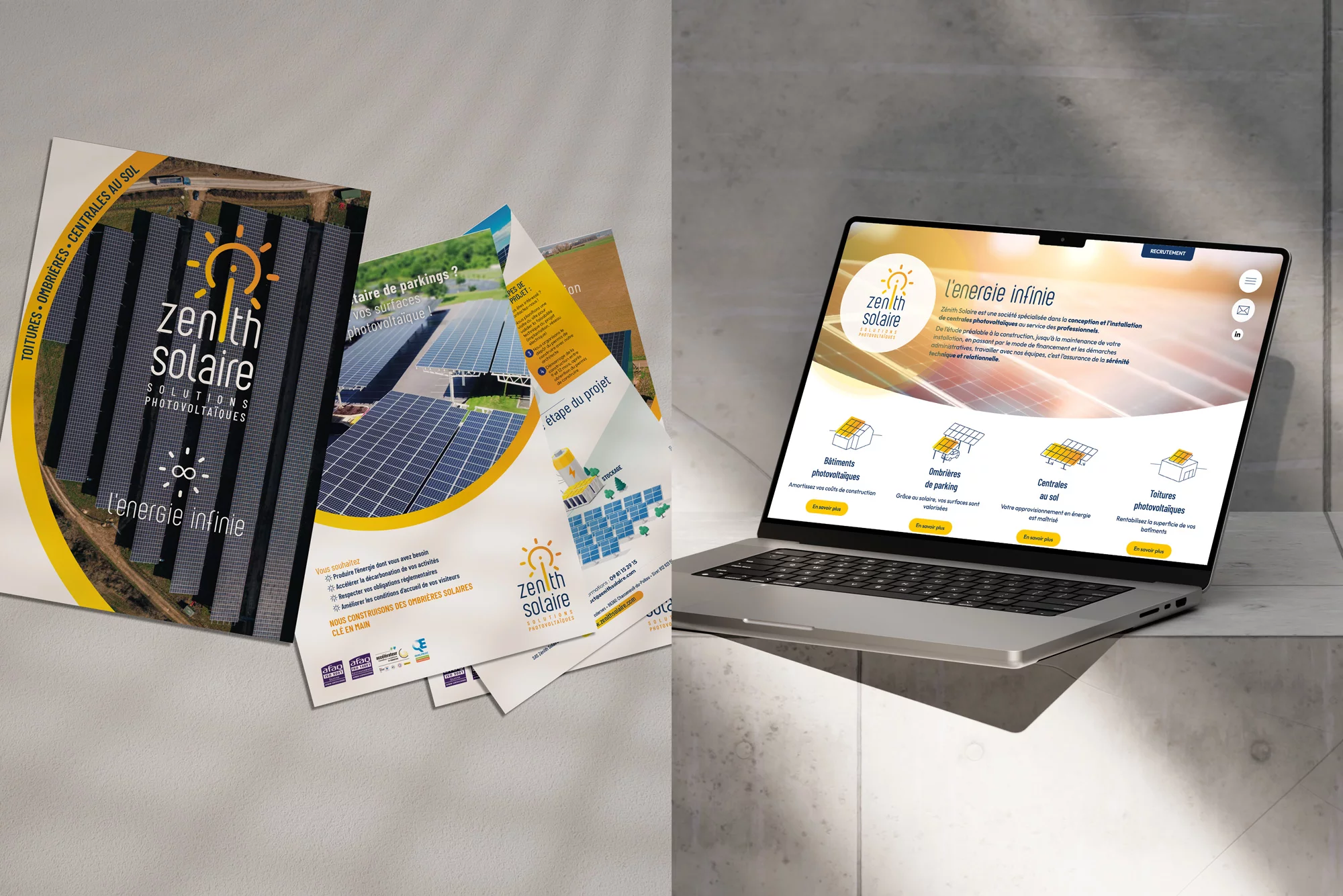 Zenith solaire site Internet brochure